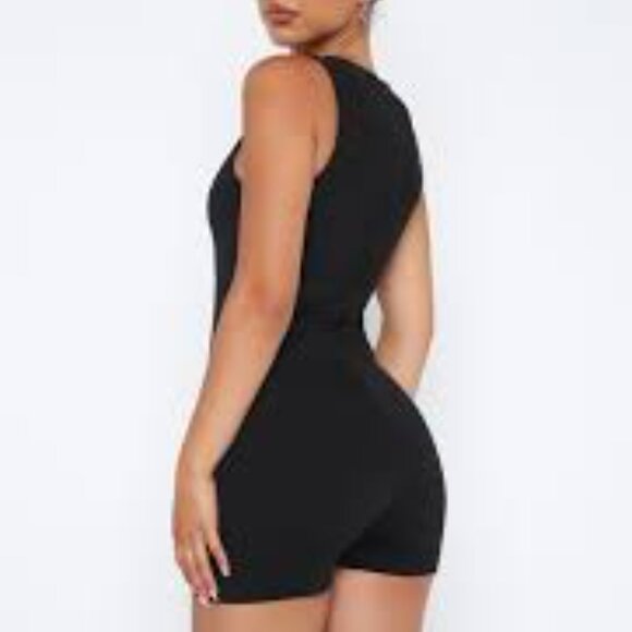 White Fox Live Freely Playsuit Black - Picture 3 of 6